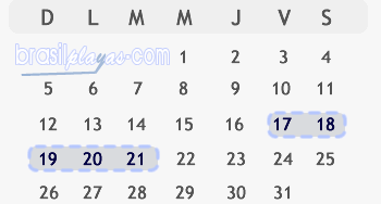 fechas del carnaval 2012