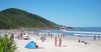 Praia do Rosa lado norte