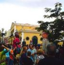 Carnaval en el centro de Florianópolis