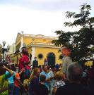 Carnaval en el centro de Florianópolis