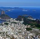 Rio de Janeiro y pan de azucar desde el Corcovado