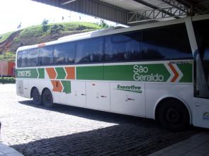 bus de São Geraldo en viaje San Pablo - Porto Seguro